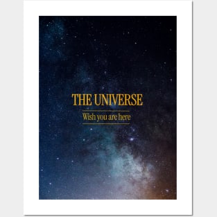 The universe wish you are here Posters and Art